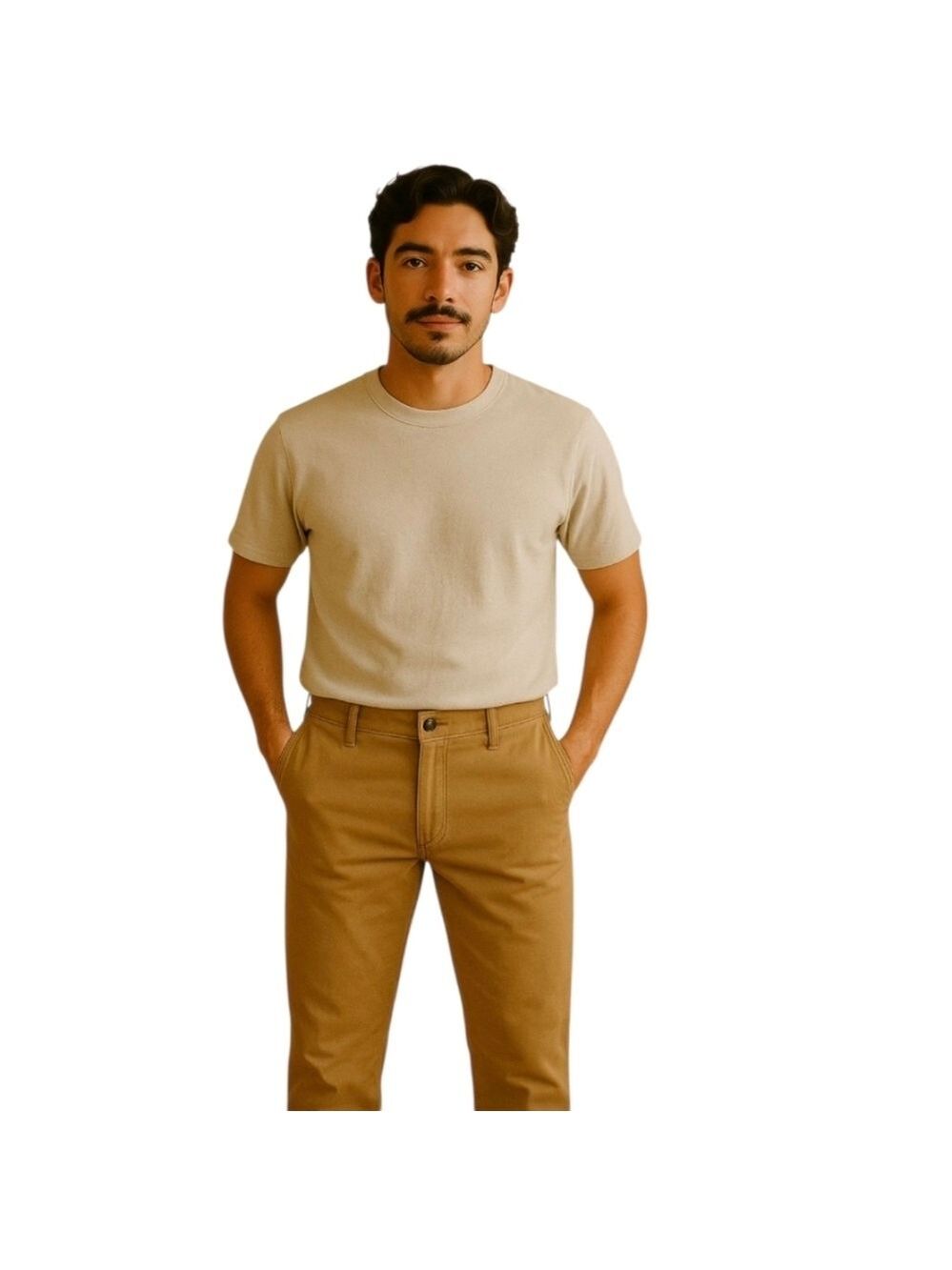 Five Four Khaki Slim Chinos Pants Size 34  Sustainable, Stain Noted Casual style